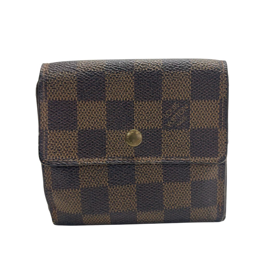 いずみ【LOUISVUITTON】ルイヴィトン 折り財布 財布 ダミエ ✨ 2177 LOUIS VUITTON ルイヴィトン ダミエ 三つ折り財布 エリーズ