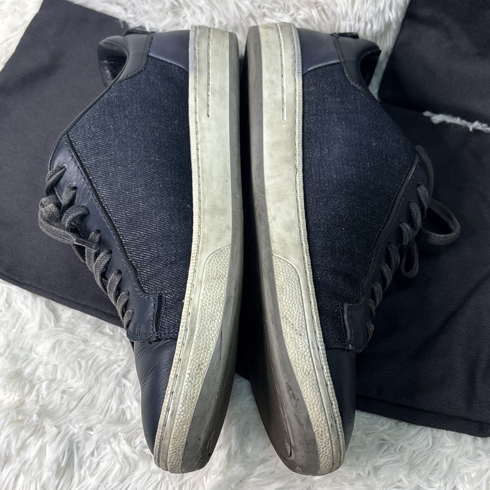 BERLUTI ベルルッティ メンズ スニーカー レザー デニム - メルカリ