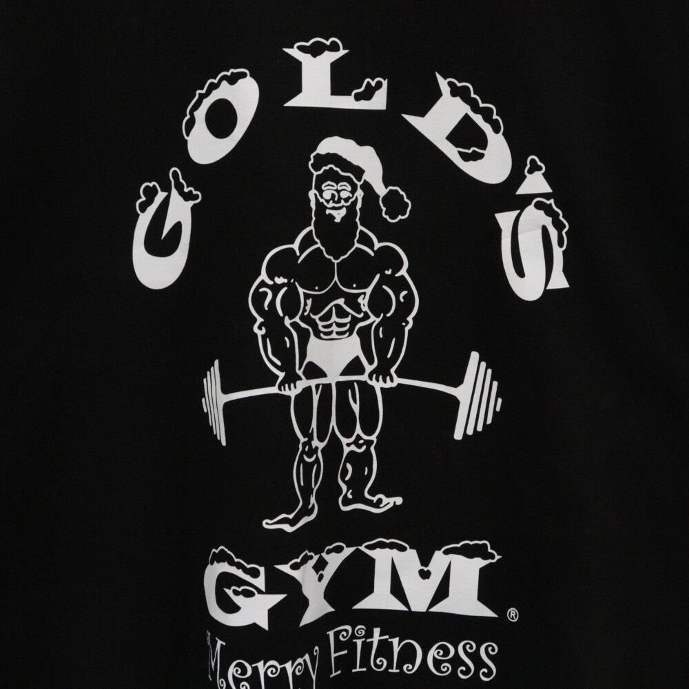 GOLD GYM (ゴールドジム) クリスマス限定 グラフィックロゴプリント