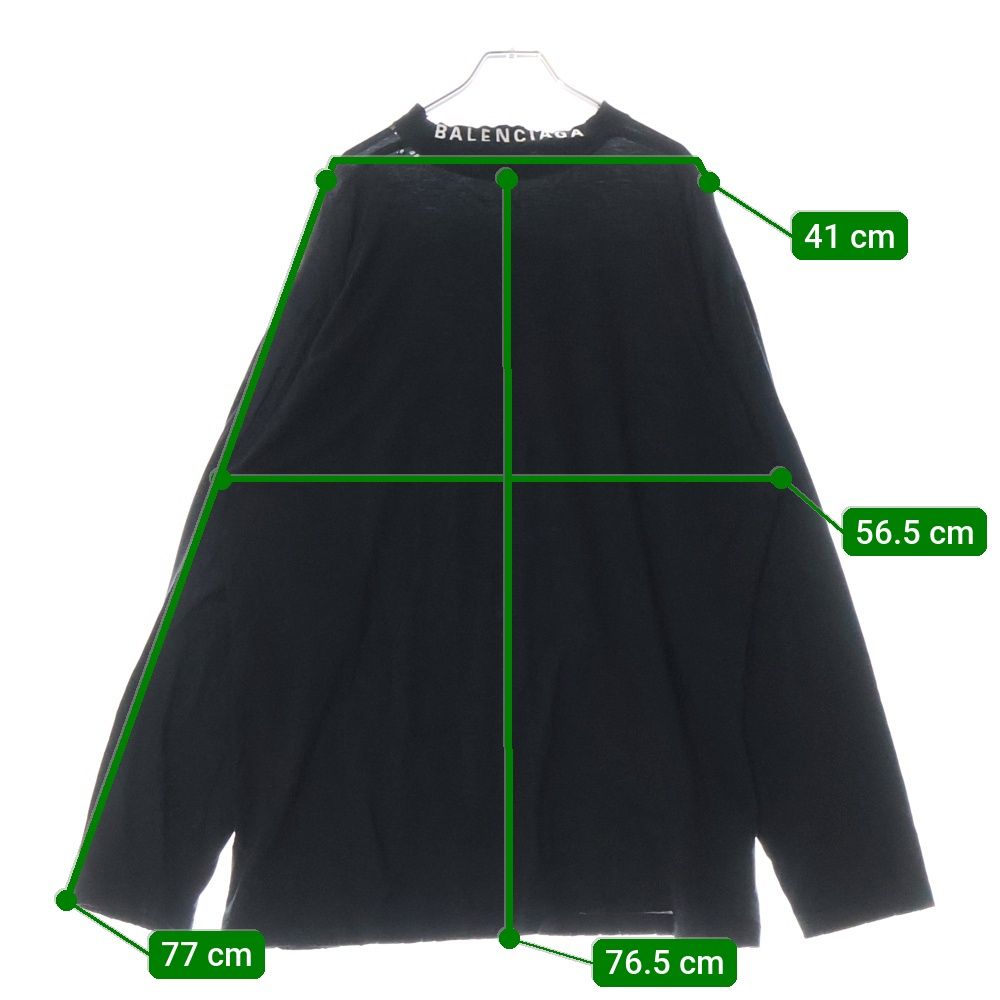 【BALENCIAGA】ミディアムフィット ビンテージジャージー ロゴ BALENCIAGA バレンシアガ 676629 TLVH1 FBI Crew Sweat クルー