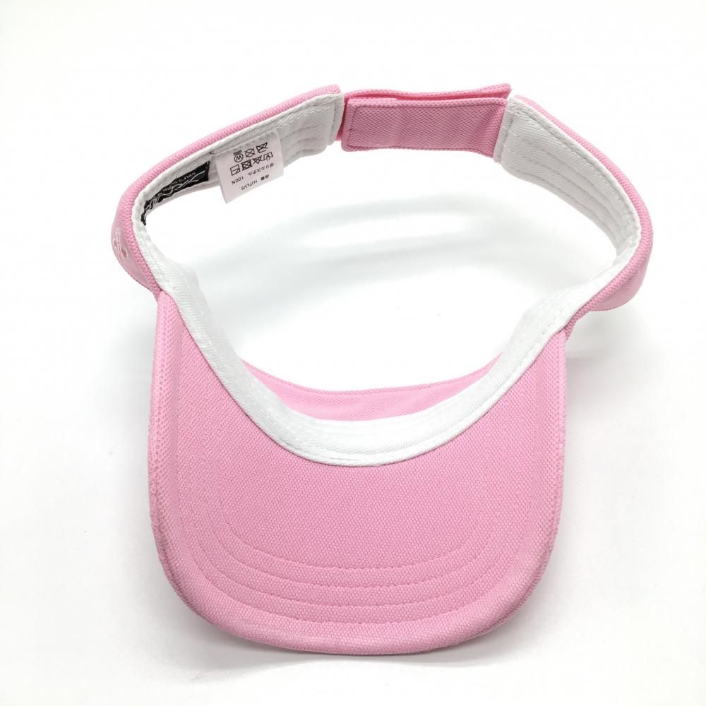 ☆値下げ☆【超美品】タイトリスト サンバイザー ピンク×白 凸凹