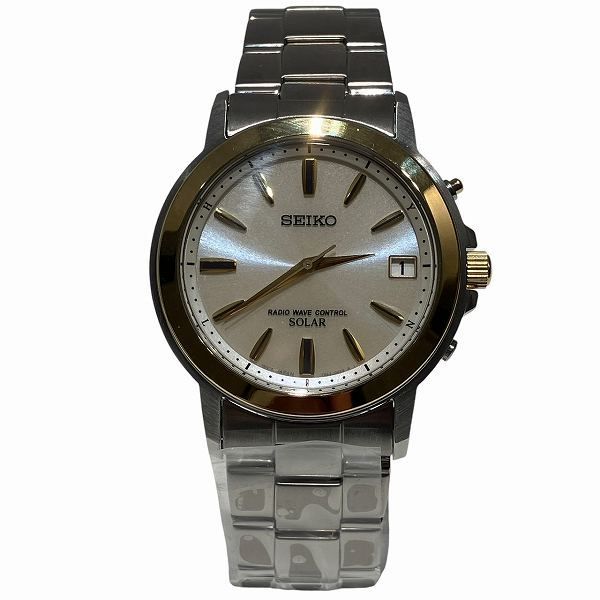 セイコー SEIKO 7B52-0AF0 電波ソーラー 時計 腕時計 メンズ