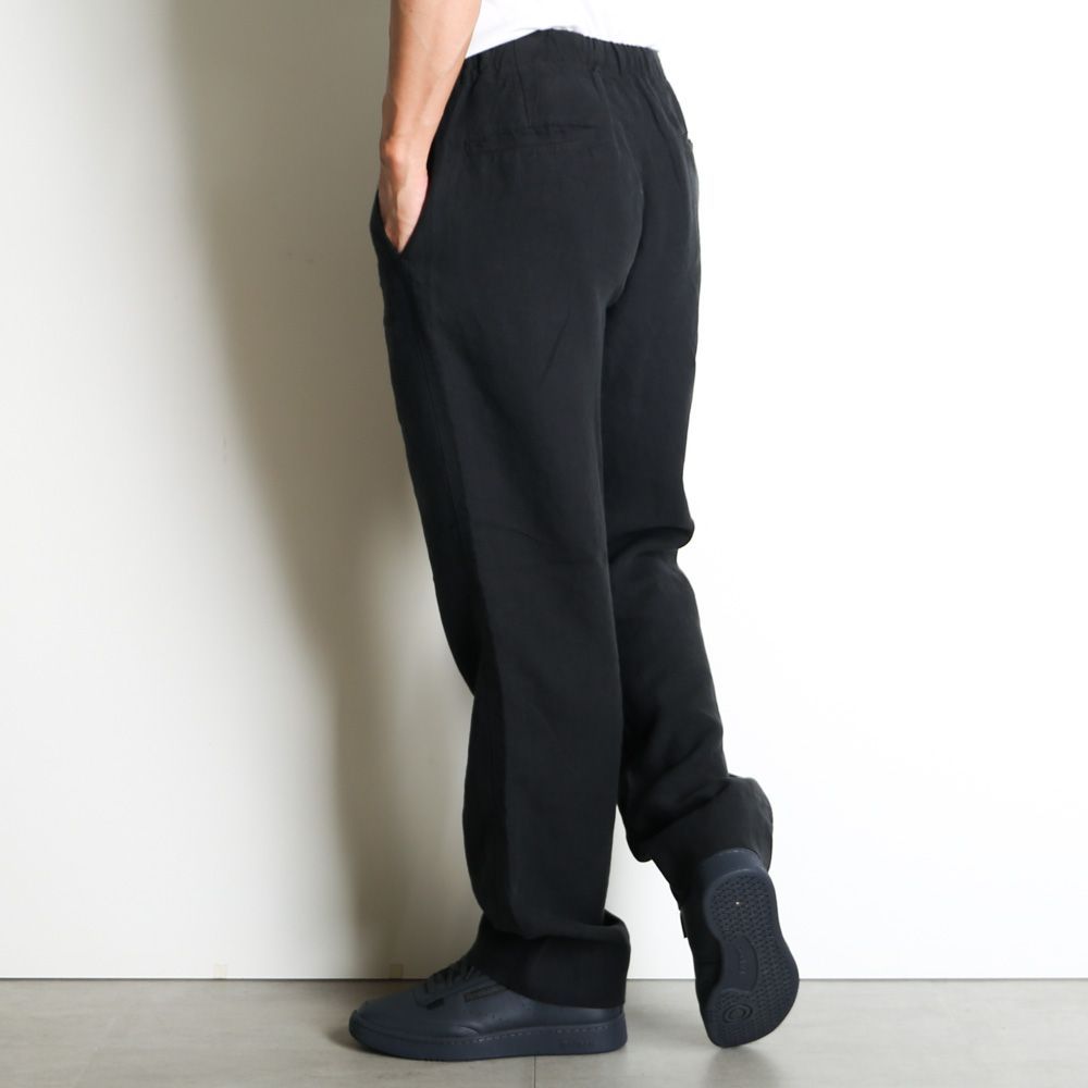 RATS/ラッツ】LINEN EASY PANTS - BLACK / リネン イージー