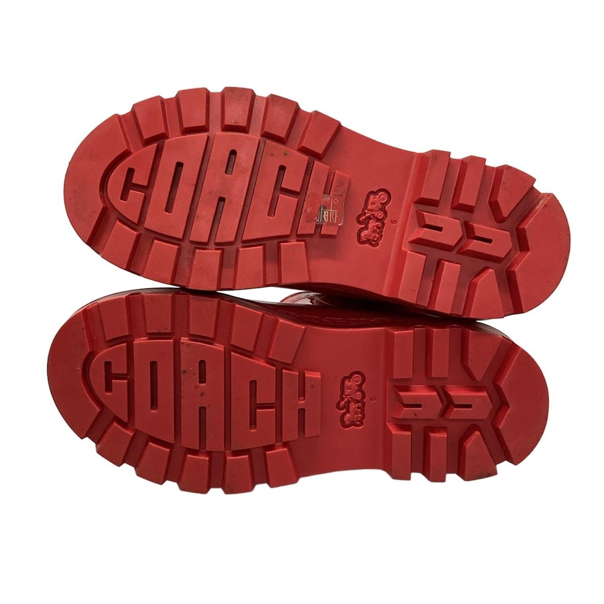 【美品】COACHレインブーツ24.5(38.5) 美品】COACHレインブーツ24.5(38.5) COACH(コーチ) / コーチ