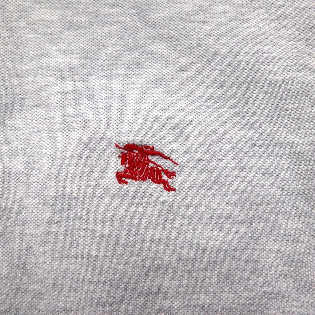 【美品】タグ付き BURBERRY BRIT ポロシャツ ホースロゴ刺繍 M 稀少】極美品Burberry Brit ポロシャツ ホースロゴ刺繍 赤 L