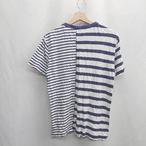 ◇ ⊂Φ Alexander Wang アレキサンダーワン ボーダー柄 半袖 Tシャツ 