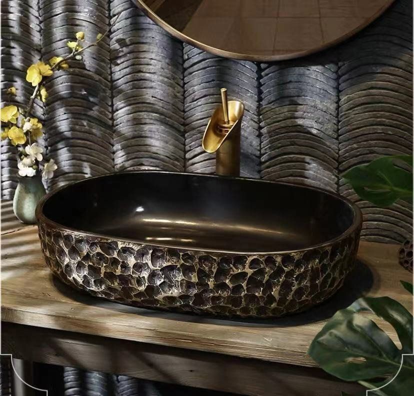 洗面台 手洗器 手洗い鉢 洗面器 陶器 洗面ボール 手水鉢 蛇口 排水金具付き 洗面ボウルセット