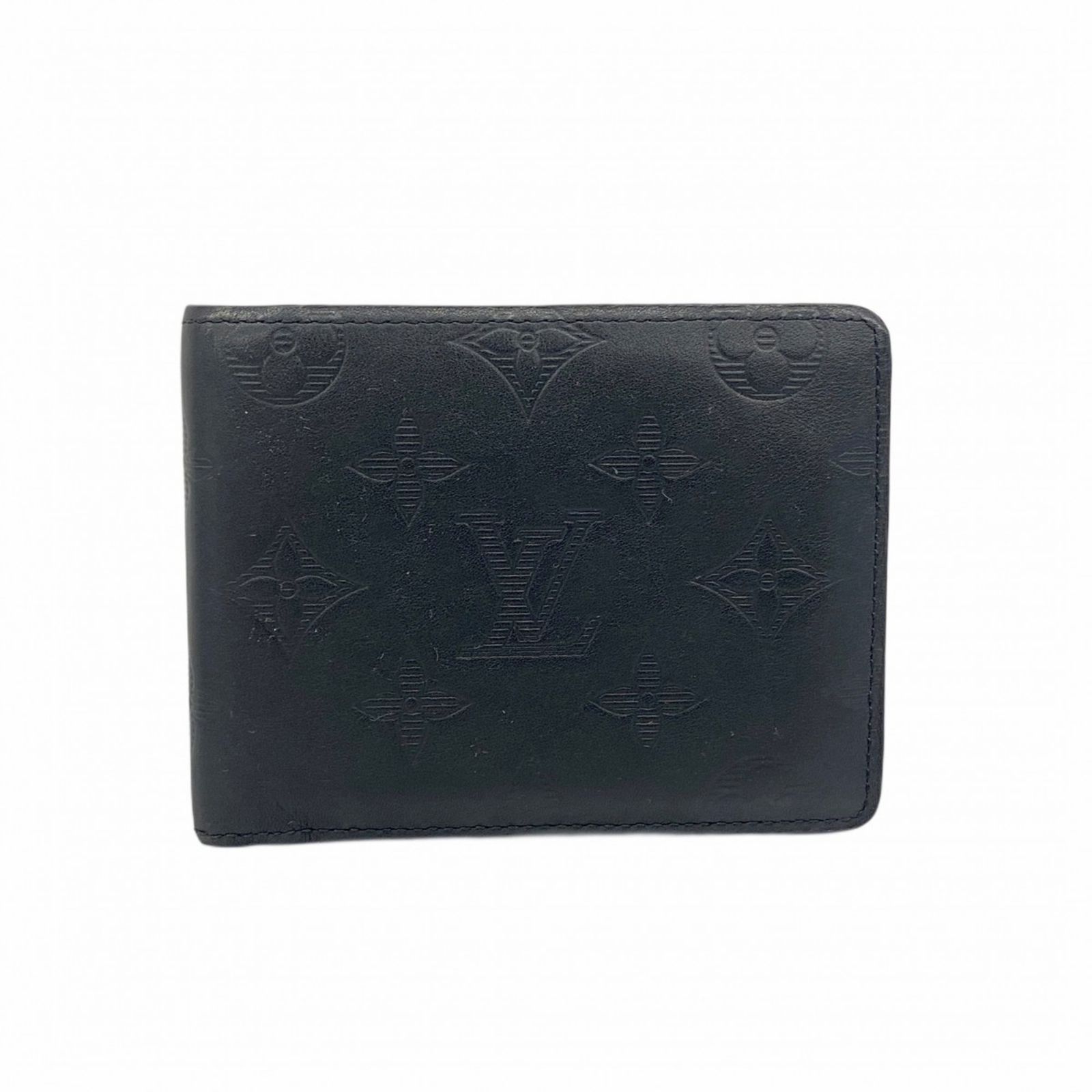 ルイ ヴィトン Louis Vuitton ルイ ヴィトン 札入れ モノグラム シャドウ ポルトフォイユミュルティプル M62901 ノワールメンズ