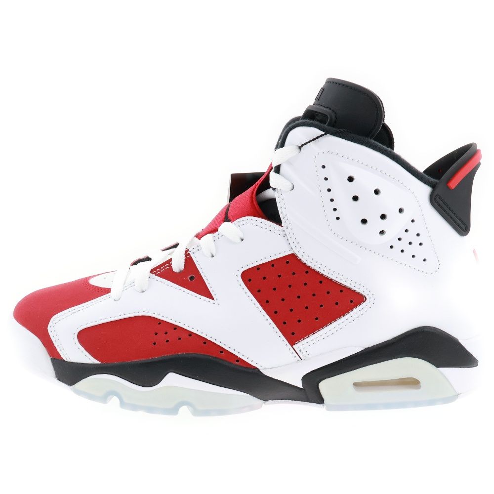 NIKE (ナイキ) AIR JORDAN 6 RETRO CARMINE エアジョーダン6 カーマイン ハイカットスニーカー ホワイト/レッド US9/27.0cm CT8529-106