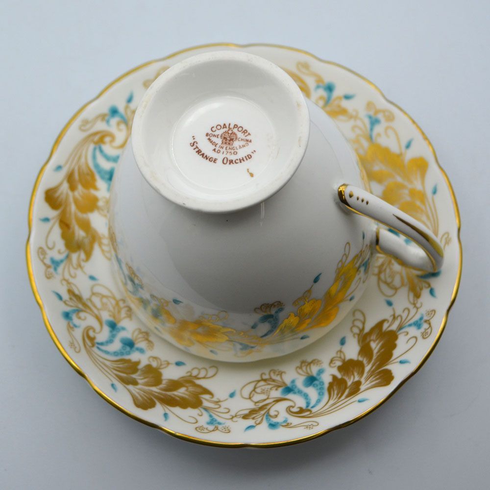 ヴィンテージ 食器 トリオ ティーカップ＆ソーサー Coalport コール