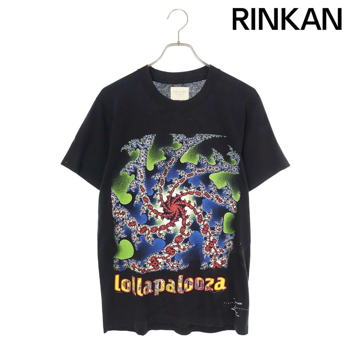 フィアオブゴッド  FURTH COLLECTION Lollapalooza ヴィンテージボディプリントTシャツ メンズ