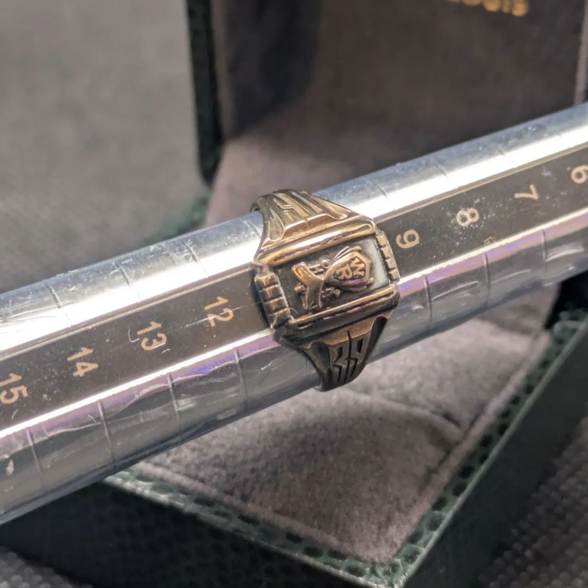 カレッジリング　Josten　1933年　10k & silver　15号 JOSTENS シルバー925 10K GF 1939年 カレッジリング 10号 - メルカリ