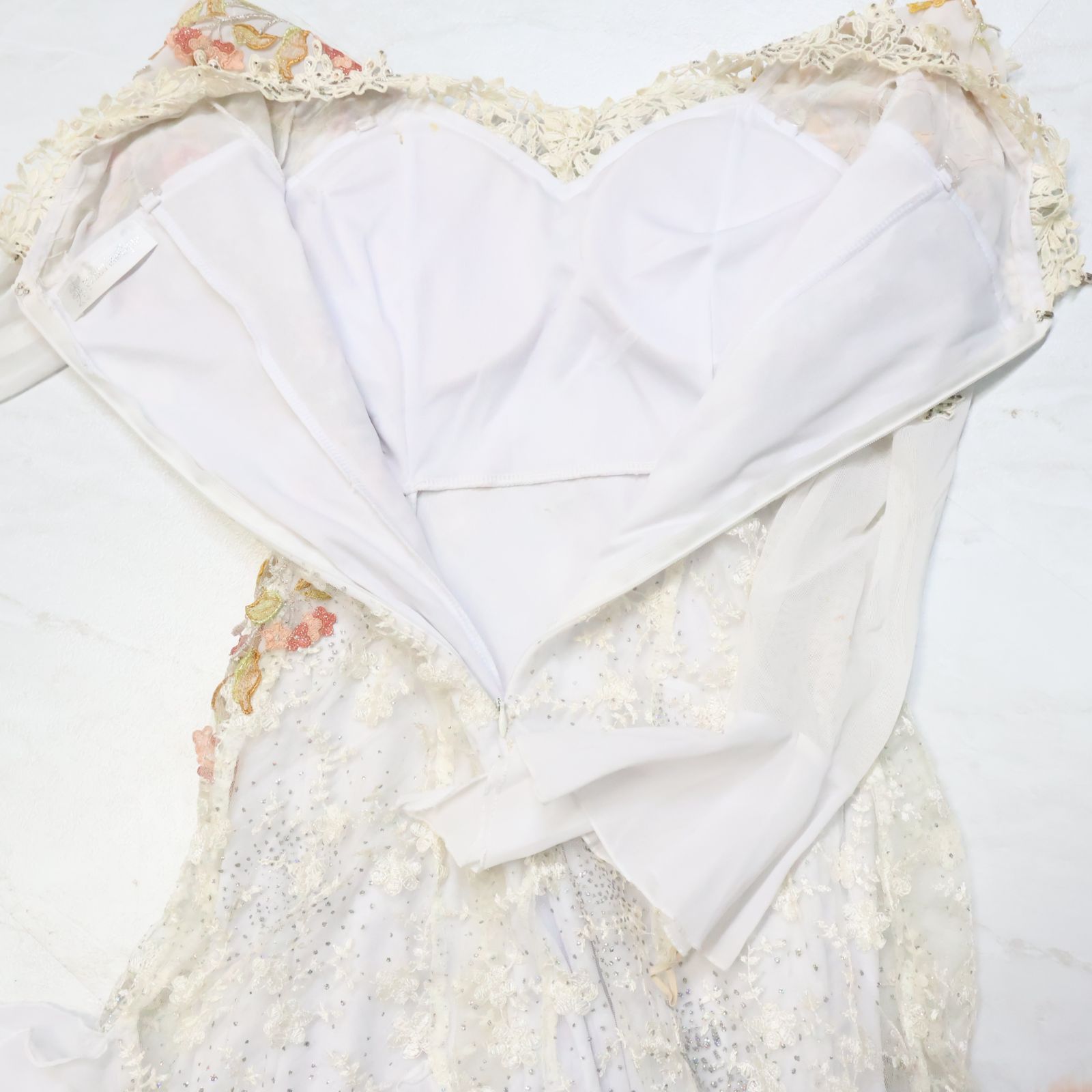 社交ダンス衣装】ホワイト prima boutique プリマブティック