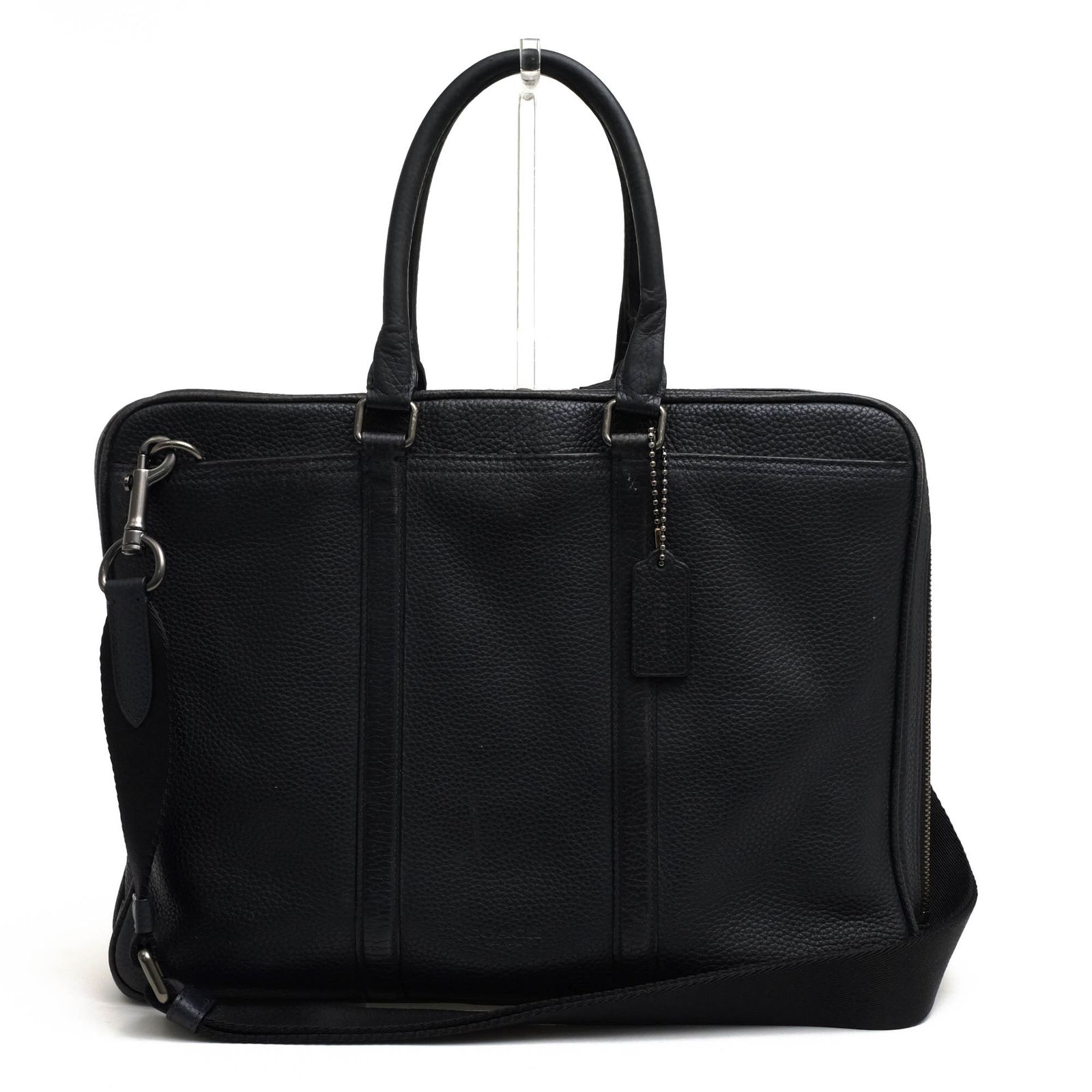 ペッレモルビダ　トートバッグ　レザー　ネイビー ペッレモルビダ ネイビーブルー レザートートバッグ