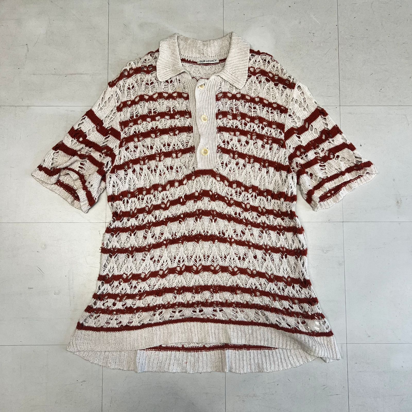 OUR LEGACY アワーレガシー 22SS BIG PIQUE SHORT SLEEVE OUR LEGACY アワーレガシー 22SS BIG PIQUE SHORT SLEEVE