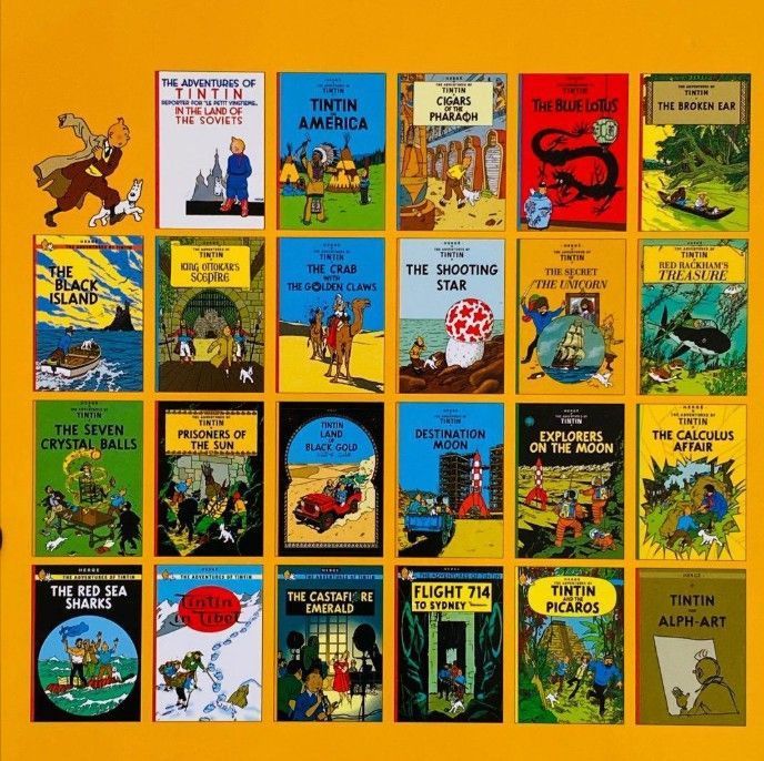 The adventures of TinTin タンタンの冒険 英語コミックス