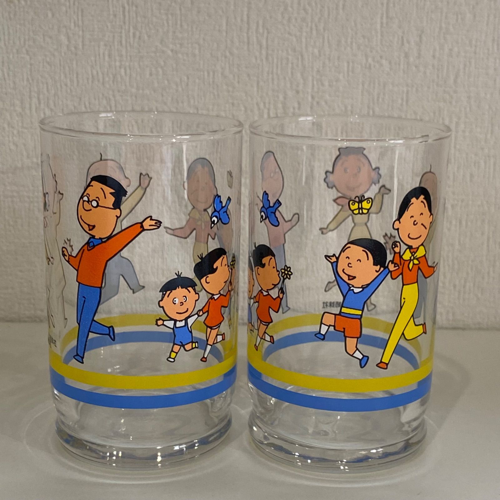 2個セット サザエさん グラス 昭和レトロ 【非売品】 - メルカリ