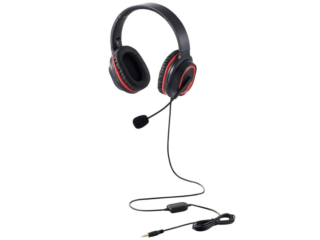 【新品・2営業日で発送】ELECOM エレコム HS-G30BK ゲーミングヘッドセット／HS-G30／オーバーヘッド／ブラック(HS-G30BK)