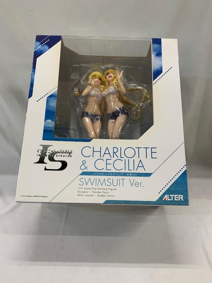 【未開封】IS＜インフィニット・ストラトス＞ シャルロット＆セシリア 水着ver．（1/7スケールPVC製塗装済完成品）