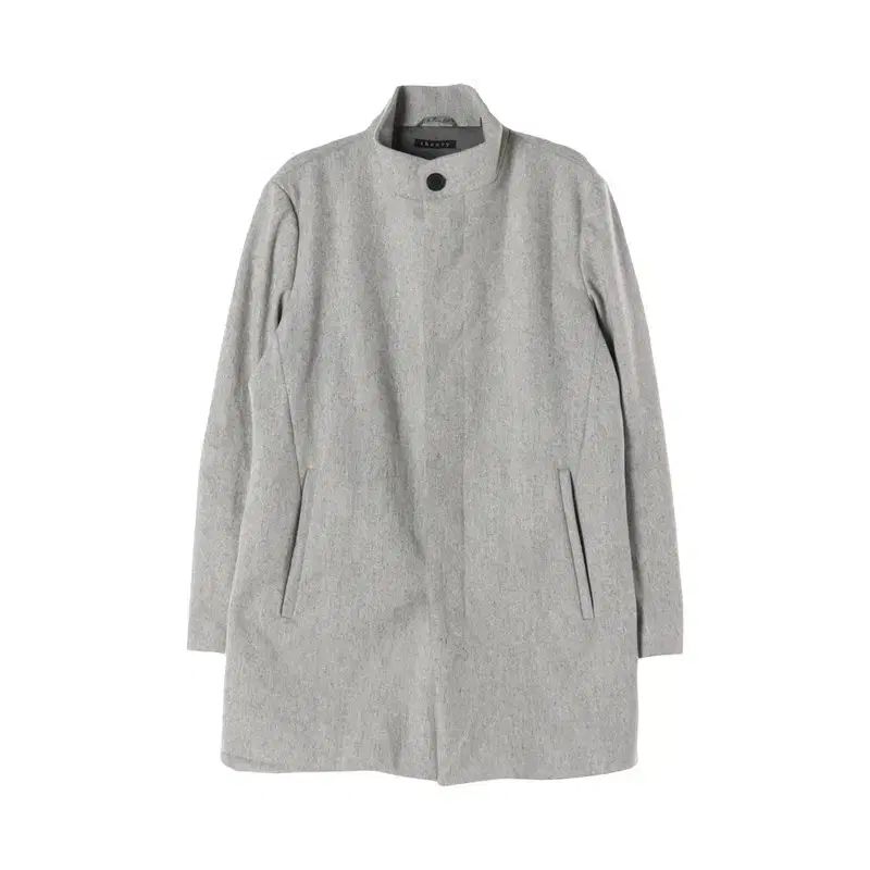 Theory セオリー MEN ー M カシミア ウール ブレンド ヒドゥン ボタン コート