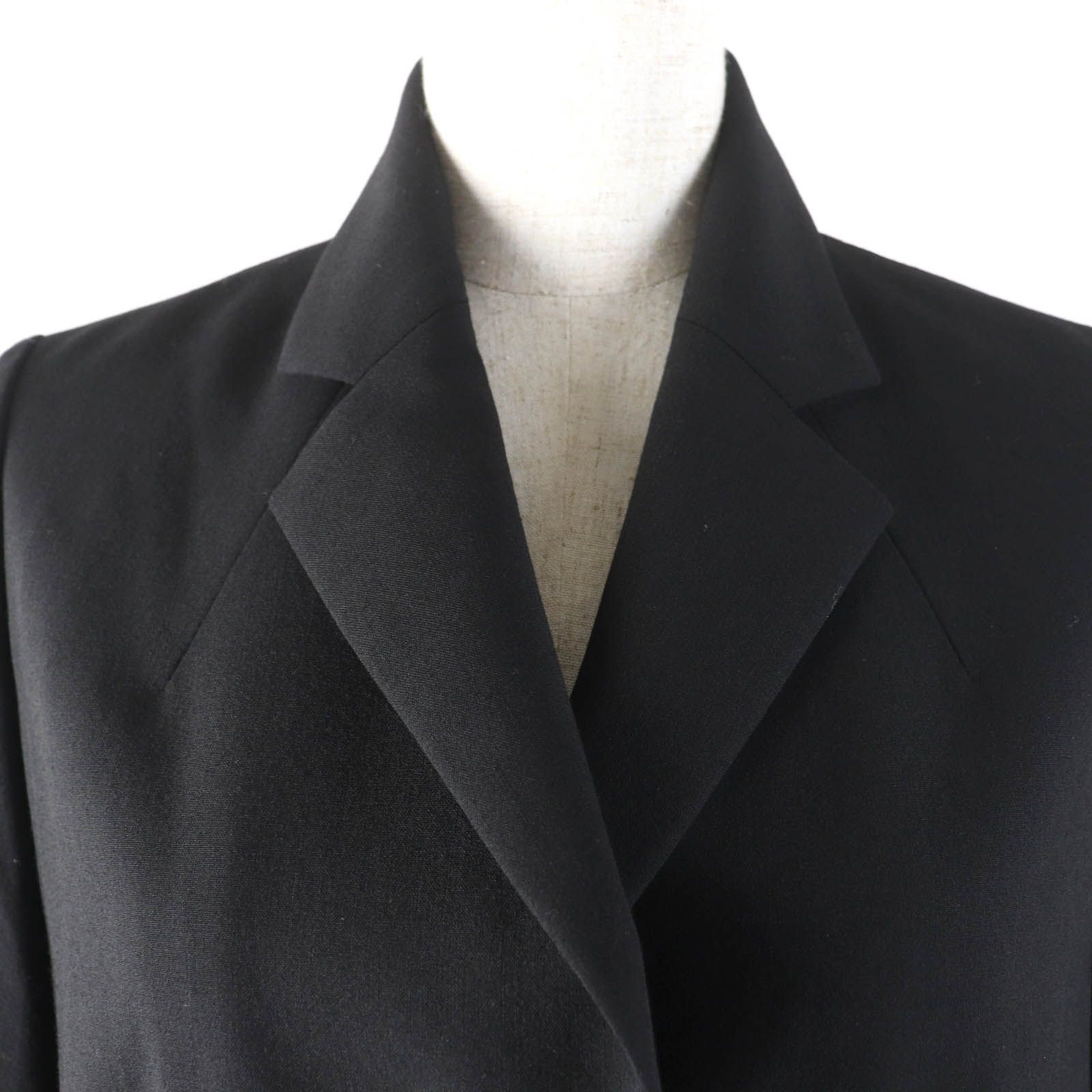 美品☆LEONARD SPORT レオナールスポーツ ウール ロゴボタン 襟袖