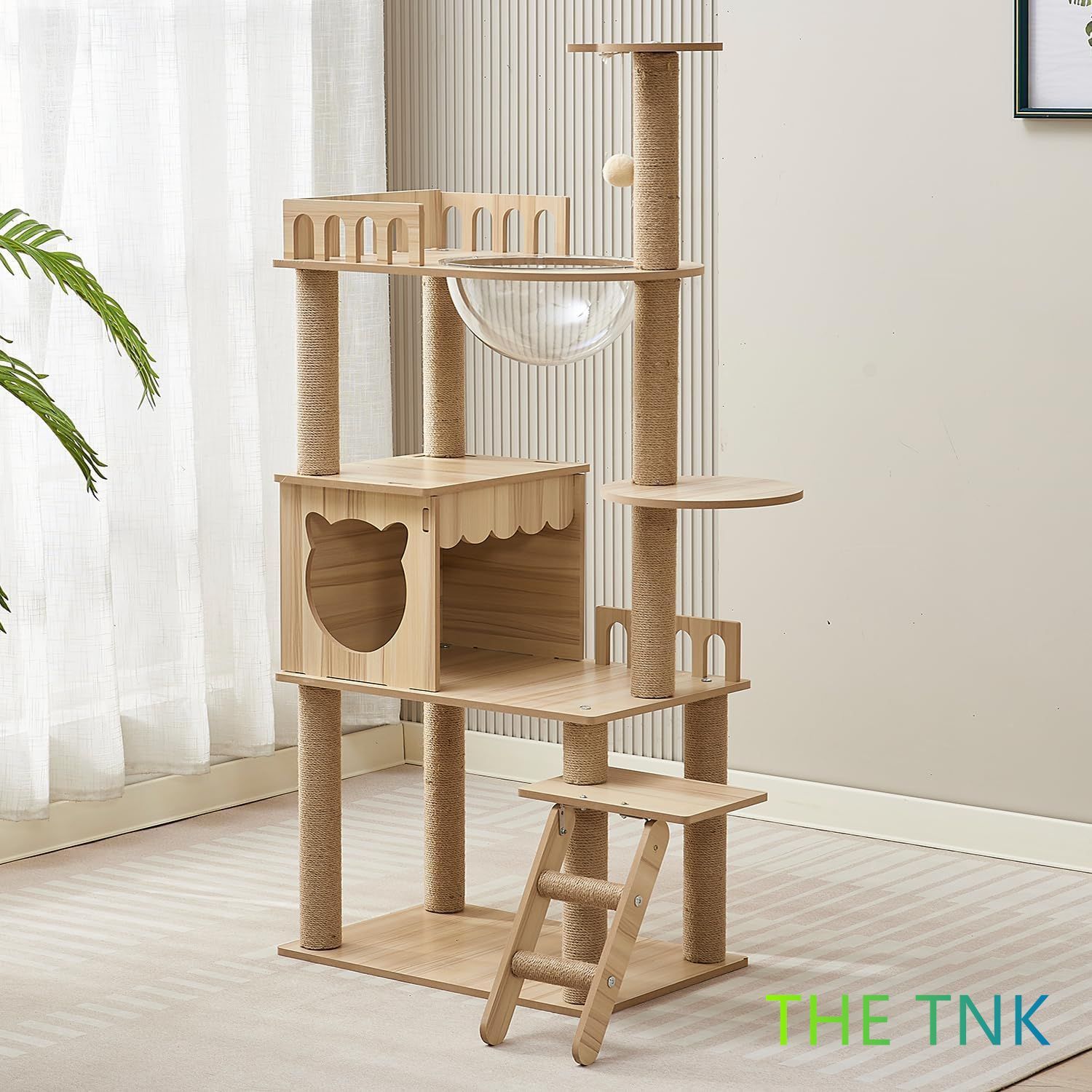 Petique キャットハウス コンドミニアム 段ボール製キャットタワー 2階