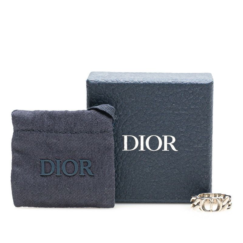 Dior ダブルチェーンリング　S ディオール CDIcon チェーンリンク リング 指輪 #S SV925