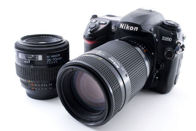 ニコン D200とその他セット Nikon D200 ダブルズームセット [967] - メルカリ