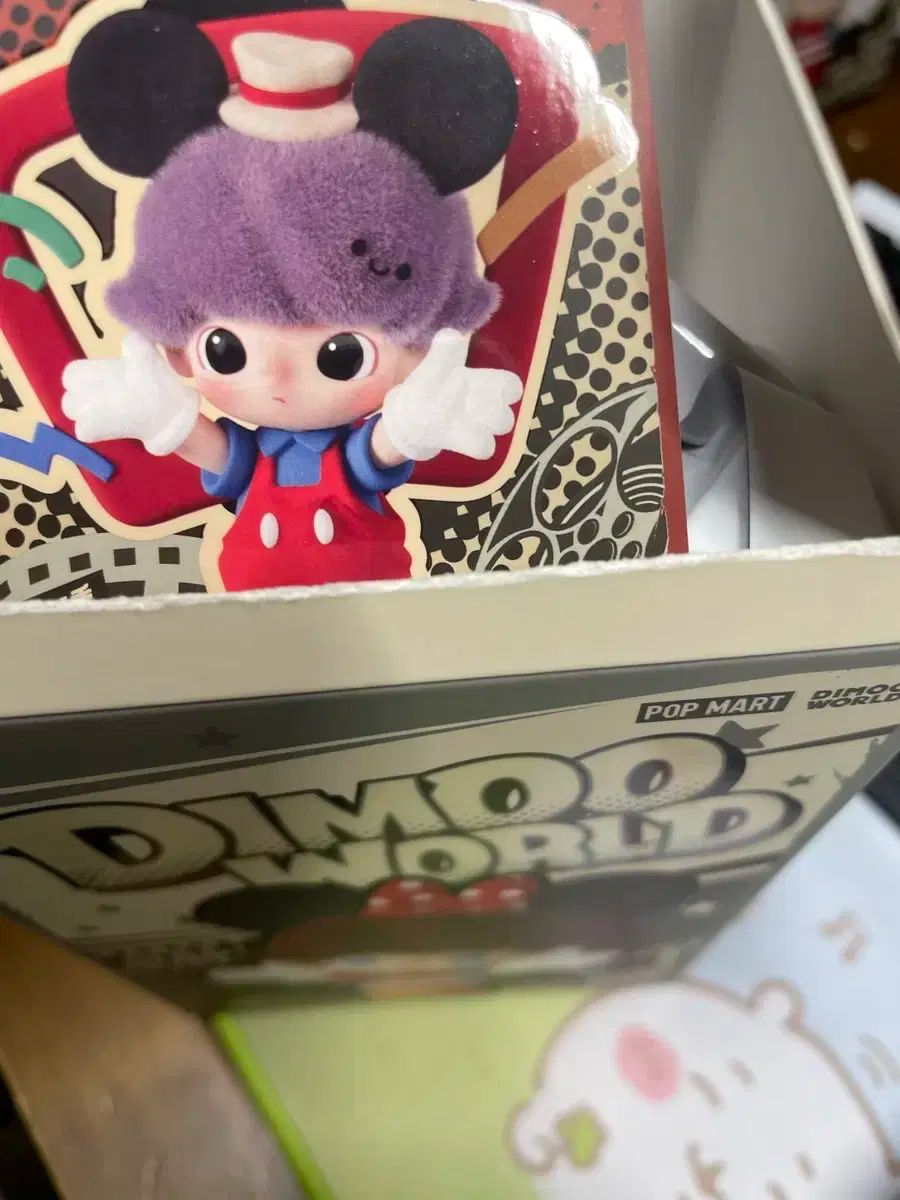 シークレット】popmart DIMOO WORLDミッキー キーチェーン POP MART