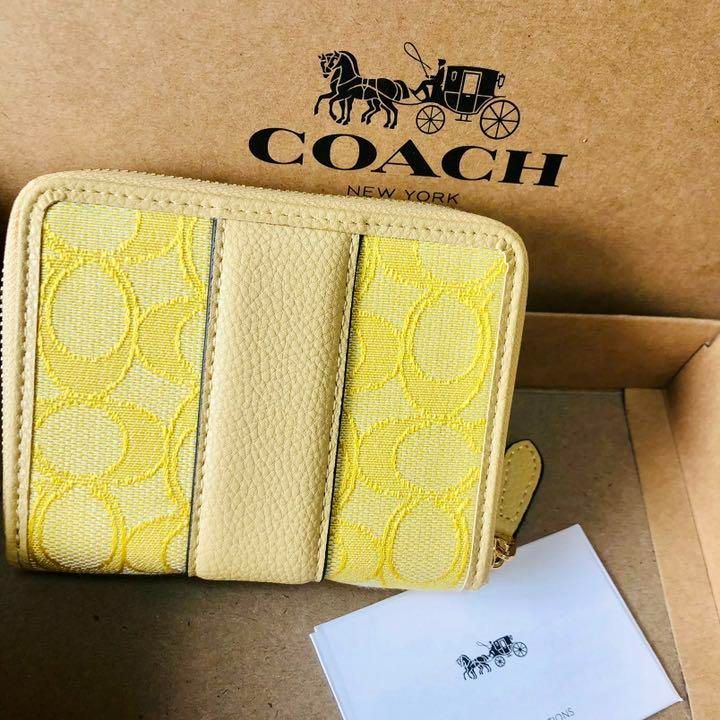 COACH コーチ コンパクトファスナー財布