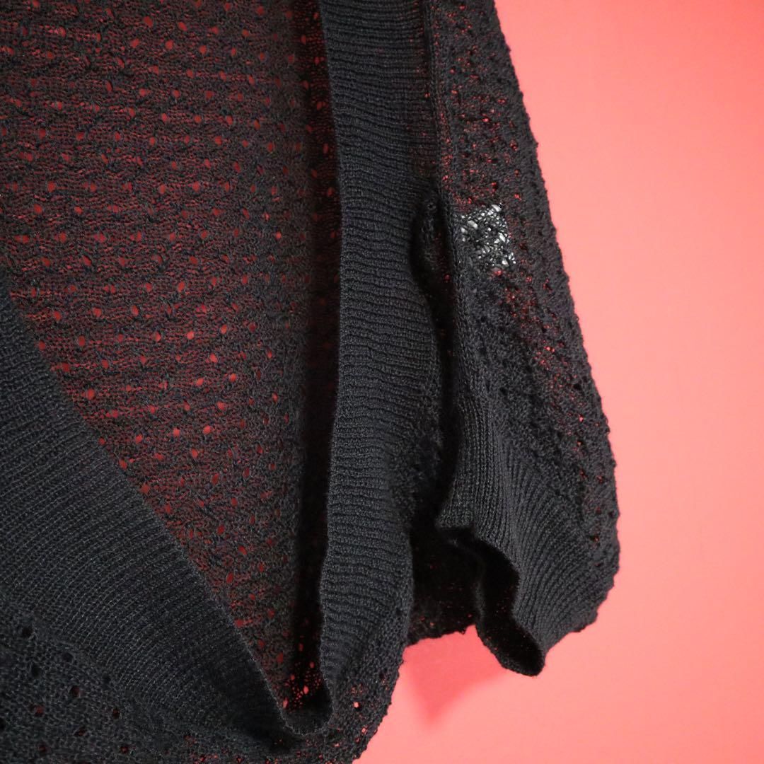 モード】yohji yamamoto + Noir 変形 ニット カーディガン