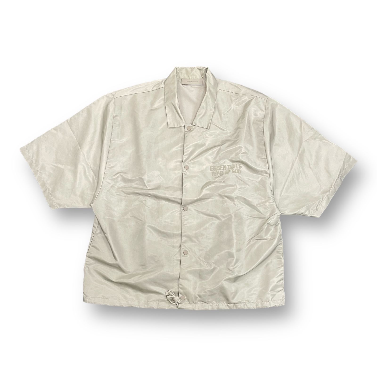 FOG ESSENTIALS ナイロン ロゴ コーチジャケット シャツ 