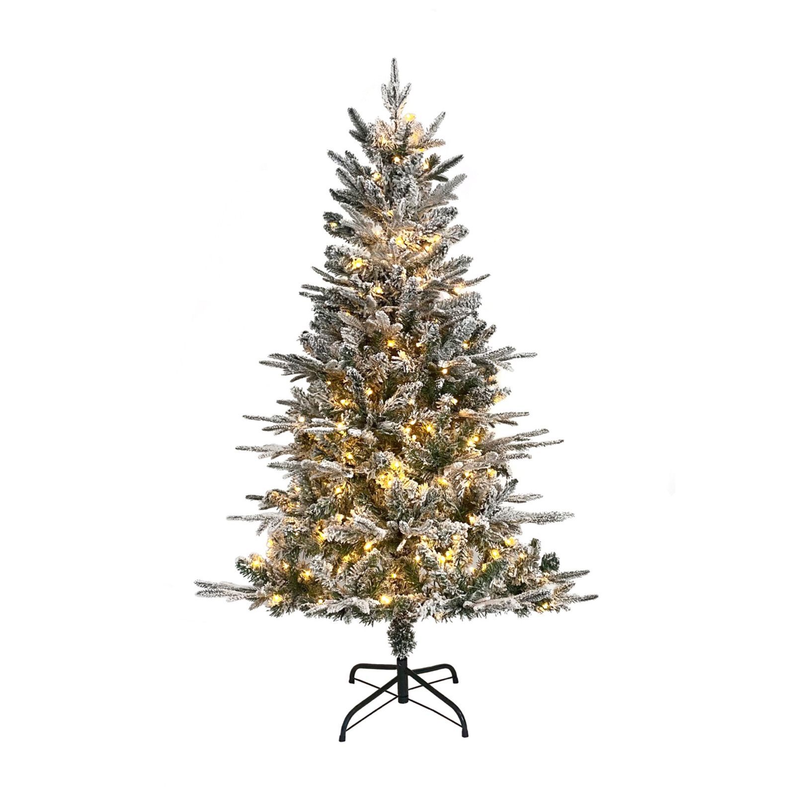 クリスマスツリー 150cm スチール脚 ピカピカライト付き 組み立て簡単