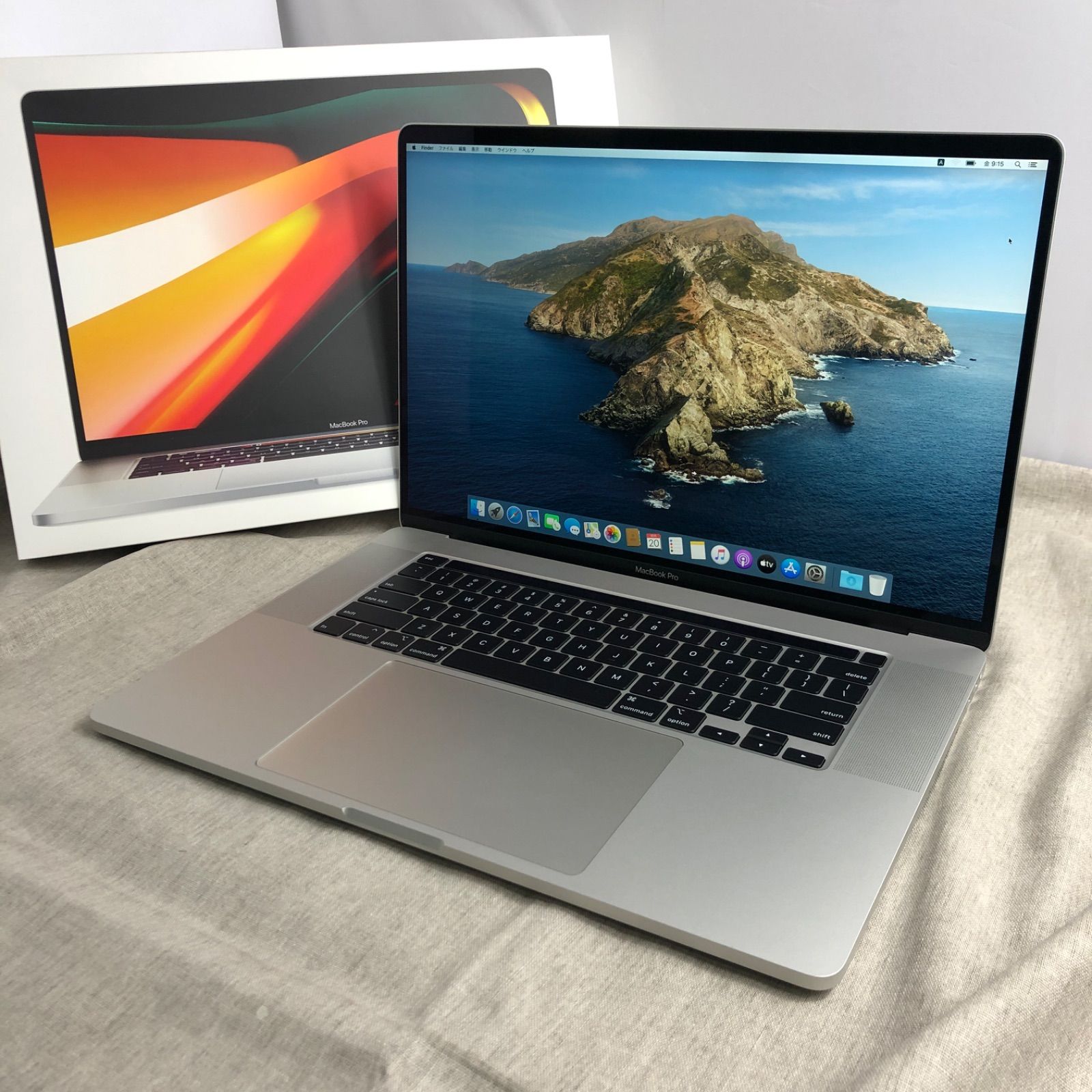 『美品』 MacBook Pro TouchBarモデル、充電器付き ☆美品☆【外箱・充電器付】Apple MacBook Pro (16インチ, 2019