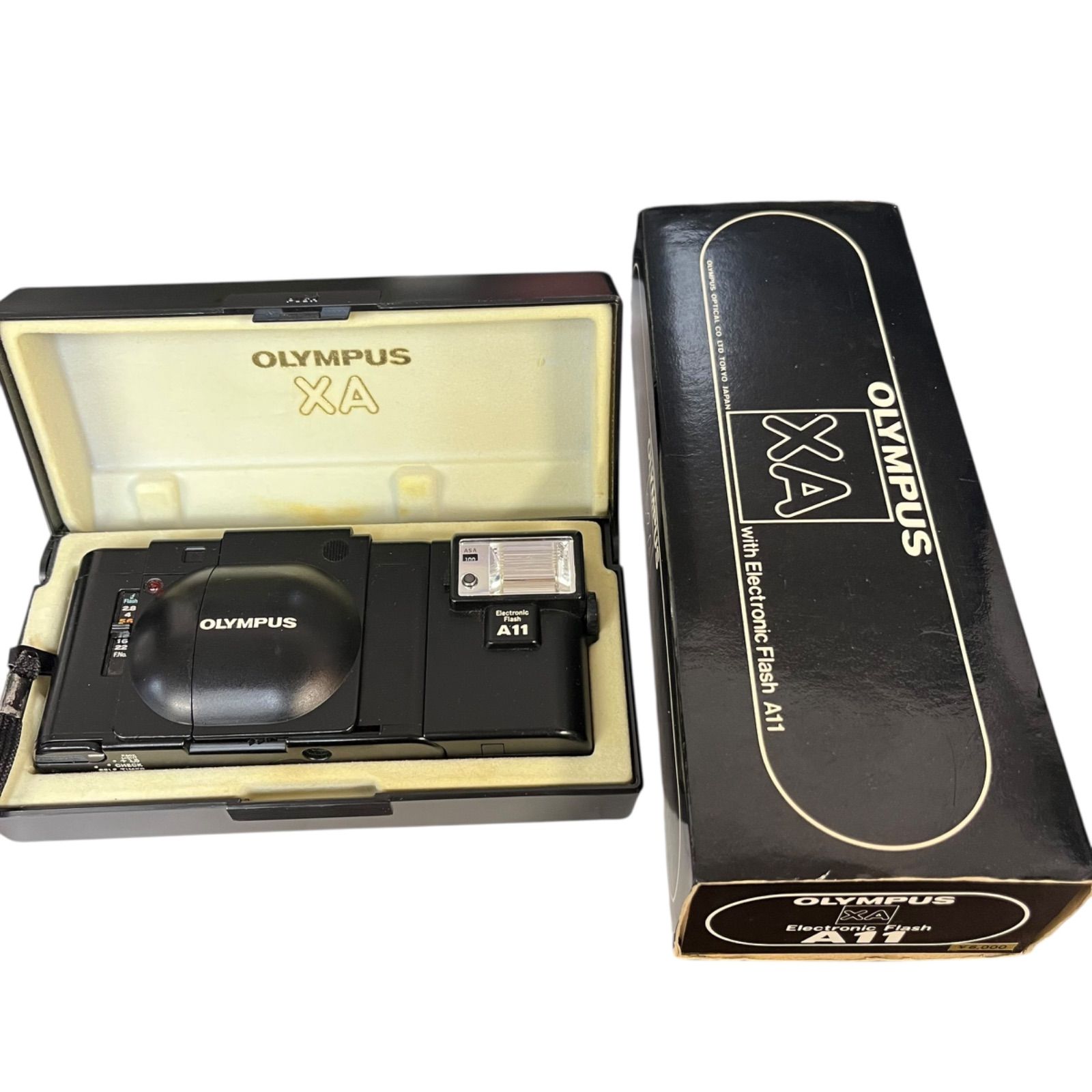5359 OLYMPUS XA A11 コンパクトフィルムカメラ ジャンク品 QG121-25