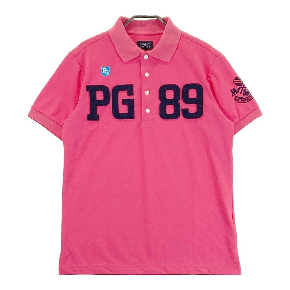 サイズ：4 PEARLY GATES パーリーゲイツ 半袖ポロシャツ ピンク系