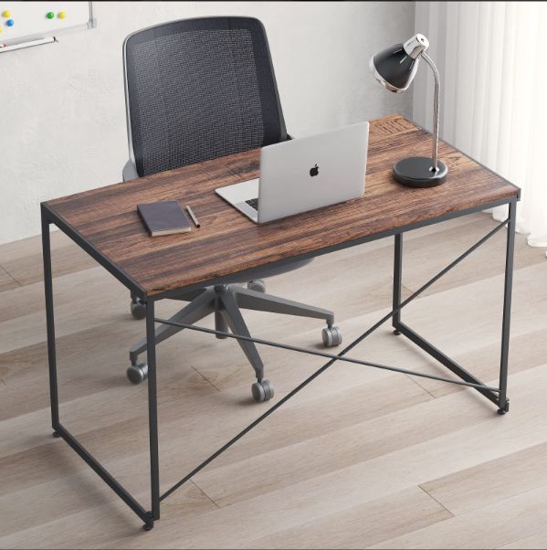 丁寧 おしゃれ しっかりした構造 木製 耐荷重135KG 組立簡単 折りたたみ 勉強机 学習机 PCデスク ゲーミングテーブル シンプルワークデスク パソコンデスク