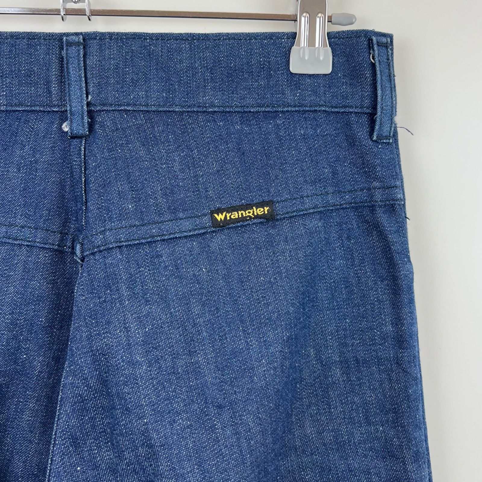Wrangler EURO 70s france vintage flare denim 27 indigo ラングラー 