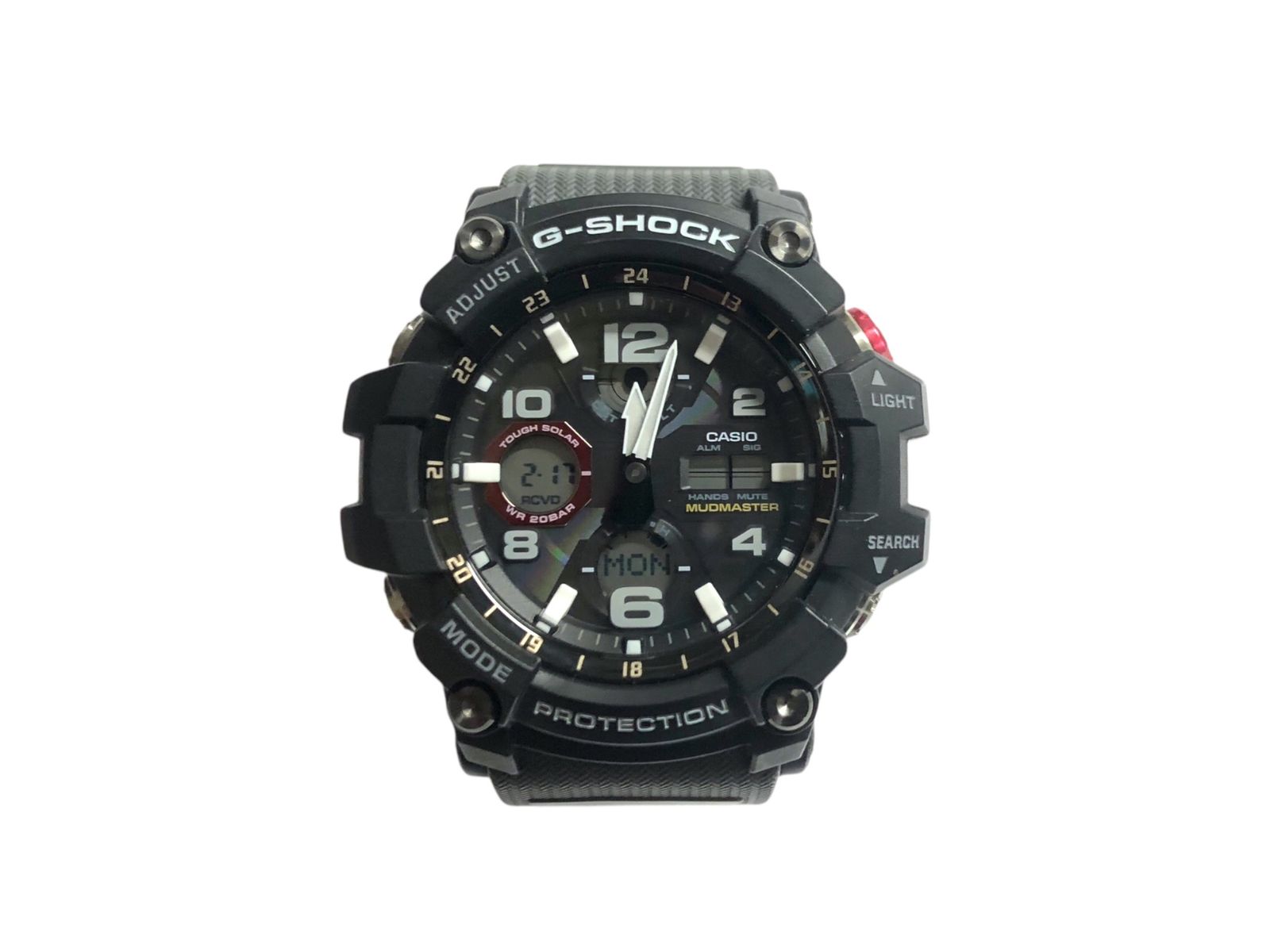 CASIO (カシオ) G-SHOCK ジーショック MUDMASTER マッドマスター デジアナ 腕時計 タフソーラー GWG-100 ブラック 黒 メンズ/091