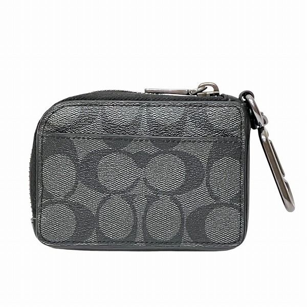 コーチ COACH シグネチャー Lジップ CB 927 カラビナ付き ブランド小物 キーケース カードケース メンズ