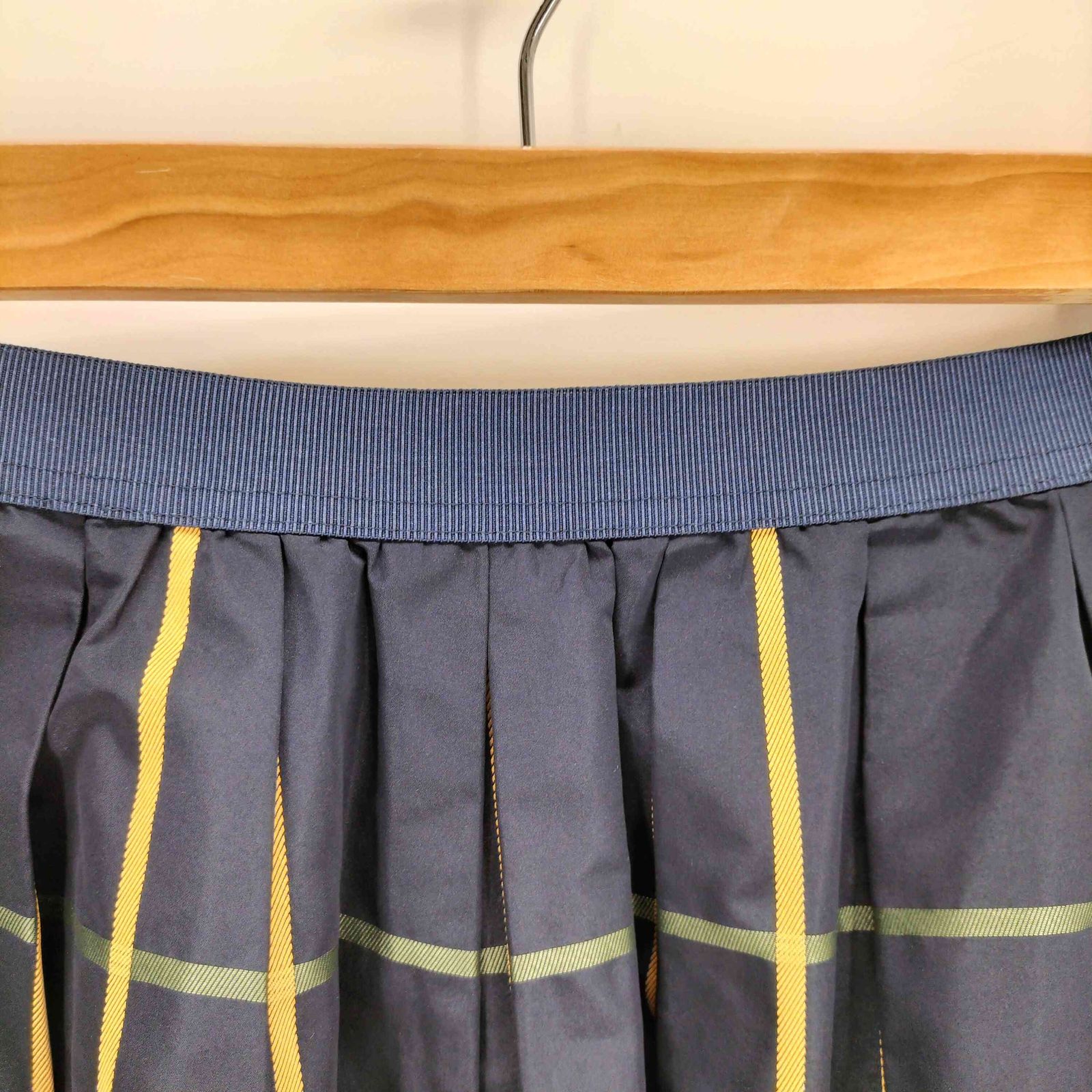 チェックタックスカート レディース