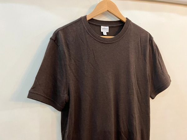 美品✨ARMANI COLLEZIONI シルク混 半袖ニット カットソー 黒 美品✨ARMANI COLLEZIONI シルク混 半袖ニット カットソー 黒