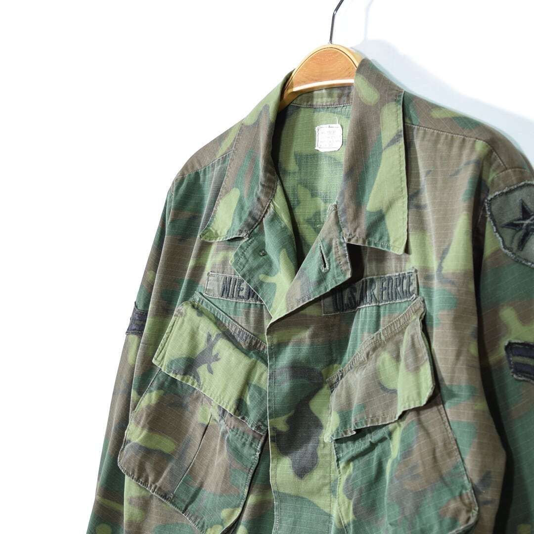 60s 米軍 ジャングルファティーグジャケット グリーンリーフ