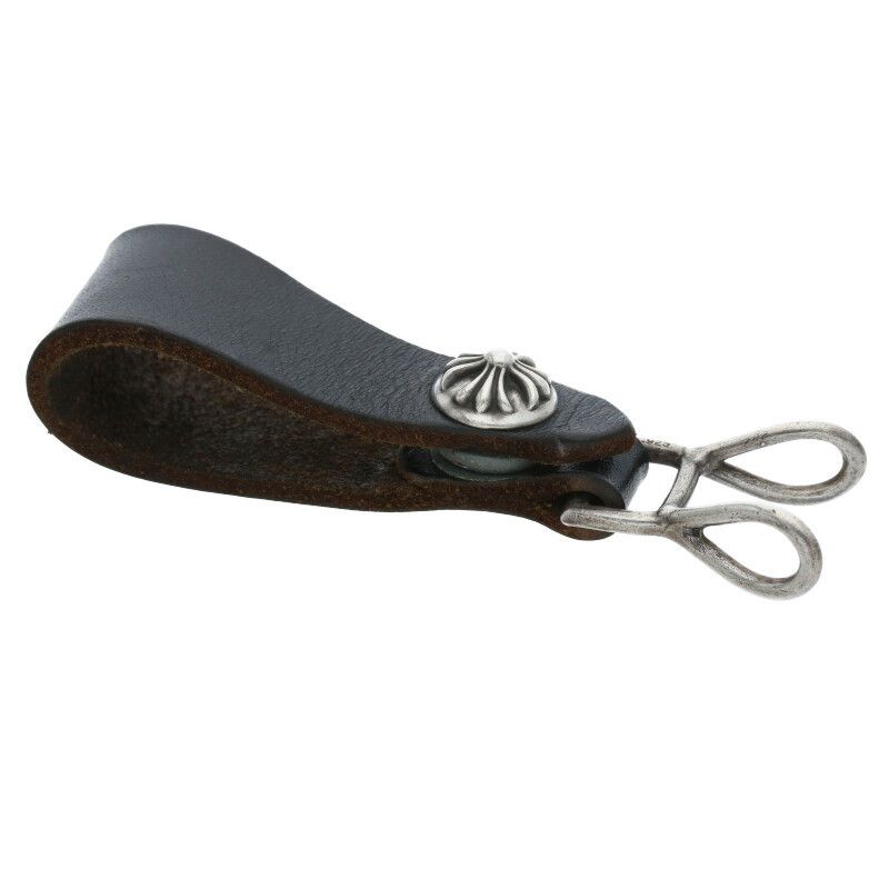 原本無修正CHROME HEARTS クロスボール ベルトループ Dキーリング