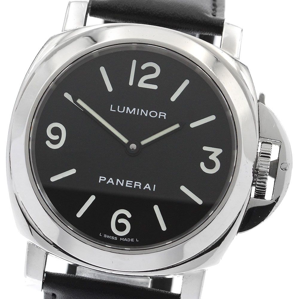 パネライ PANERAI PAM00002 ルミノールベース 手巻き メンズ 内箱・保証書付き_903744 パネライ PANERAI PAM00002 ルミノールベース 手巻き メンズ内箱