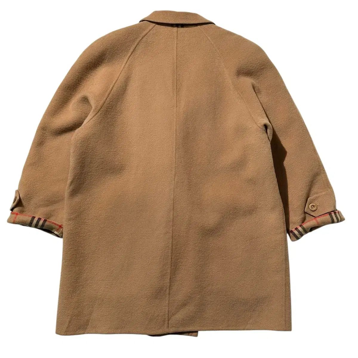 レディース L-XL BURBERRY バーバリー ノヴァチェック NOVA CHECK ライニング ウール WOOL ダブル DOUBLE コート COAT