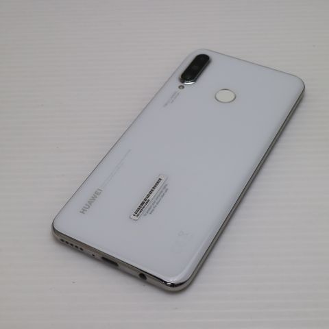 新品同様 SIMフリー HUAWEI P30 lite パールホワイト スマホ