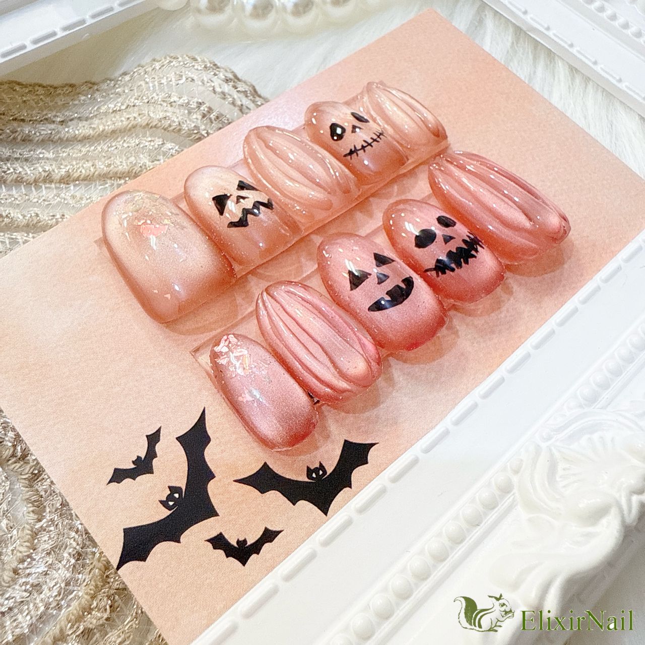 ネイルチップ　まとめ売り サイズオーダー♡ ニュアンス×マグネット×シルバーY2Kネイル