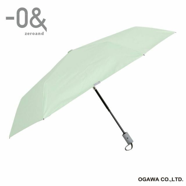 ゼロアンド 晴雨兼用自動開閉傘 リーフグリーン 55? 折りたたみ傘 折畳傘 雨傘 日傘 ワンタッチ UVカット 遮光率 99% 以上 遮熱加工