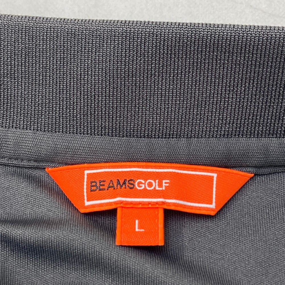 サイズ：XL BEAMS GOLF ビームスゴルフ  半袖Tシャツ  グレー系 [240101441040] ゴルフウェア メンズ ストスト BEAMS GOLF ビームスゴルフ 2024年 半袖モックネックTシャツ